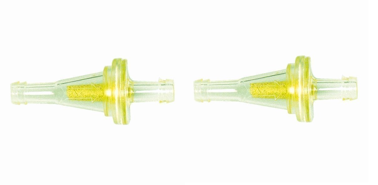 INLINE MOTORCYCLE FUEL FILTER for 6mm FUEL LINE SOLD AS A PAIR XR250 XR400