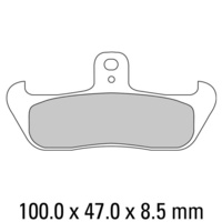 Platinum Carbon Grip Front Brake Pads Ferodo for Husqvarna AE430 1986-1988