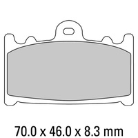 Ferodo ECO Friction Carbon Front Brake Pads for Kawasaki ZX-6R ZX600 1995-1997