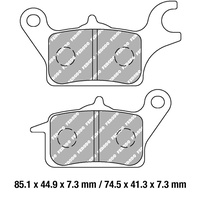Ferodo Front Brake pads for Kawasaki Z125 Pro 2016 to 2019