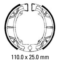 Ferodo Rear Brake Shoe for Peugeot 50 Speedfight Aria 2002 2003 2004 2005