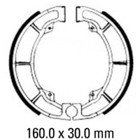 Rear Brake Shoes for Kawasaki EL250 Eliminator 1993 to 1996