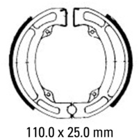 Ferodo Front Or Rear Brake Shoes for Suzuki RM80 1980 1981 | TS100Er 1982