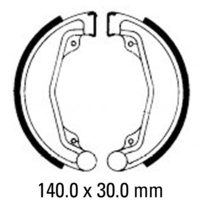 Rear Brake Shoes for Honda VT250F 1982 To 1989 | Xl500S 1981 | VT250F2 86 87