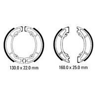 Ferodo Front and Rear Brake Shoes Fits Yamaha YZ400 1977 1978 1979