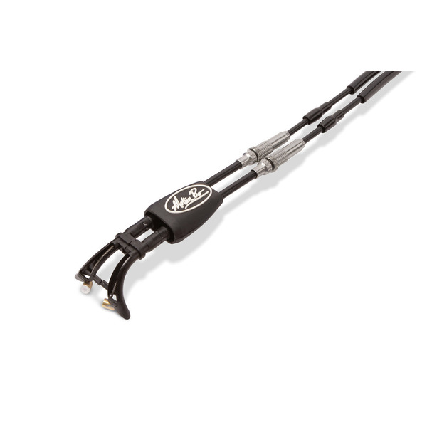 MP Cable, Black Vinyl Throttle Push-Pull Set Rev 2  (01-1225)