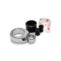 MP - Cable Clamps, 1"-1 1/8" Single Throttle/Clutch, Chrome