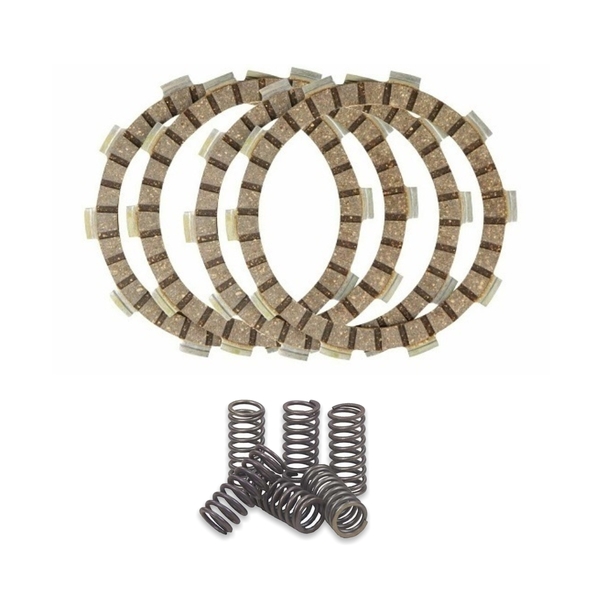 Clutch Fibre Plates + Spring Set for Kawasaki ZR750 Zephyr 1991 To 1998