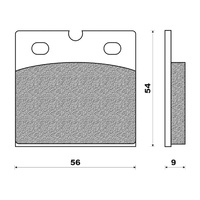 Newfren Organic Front/Rear Brake Pad BENELLI BIMOTA BMW DUCATI LAVERDA MOTO GUZZI