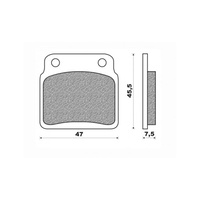 Newfren Rear Brake Pads ATV Organic