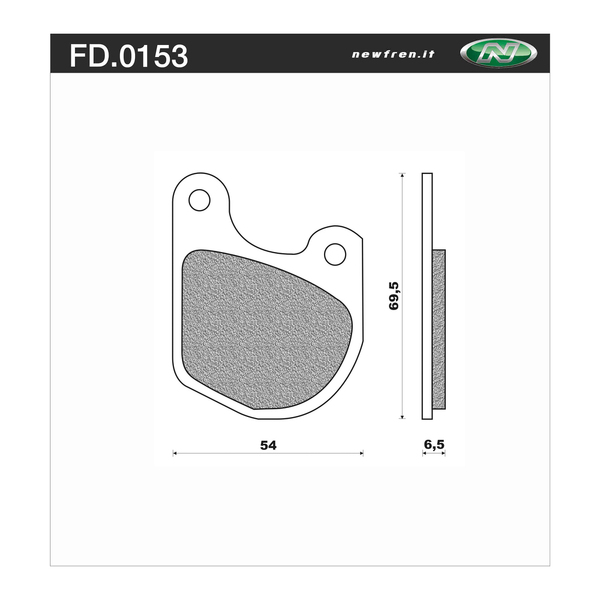 Front Brake Pads Touring Organic for Harley Davidson 1000 XLCH Sportster 1978