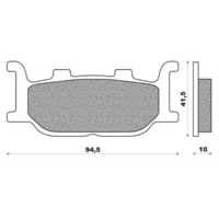 Newfren Front Brake Pad Touring Organic