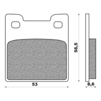 Newfren Rear Brake Pads Touring Organic