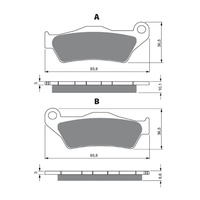 Newfren Brake Pads - Rear