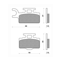 Newfren Front Brake Pad Dirt Sintered