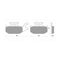 Newfren Brake Pads - Front / Rear