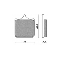 Newfren Front Brake Pad Touring Sintered