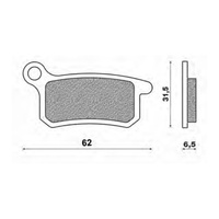 Newfren Rear Brake Pads Dirt Sintered
