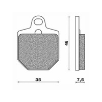 Newfren Front Brake Pad Dirt Sintered