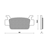 Newfren Brake Pad ATV Sintered