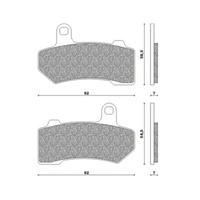 Newfren Front Brake Pad HD Sintered