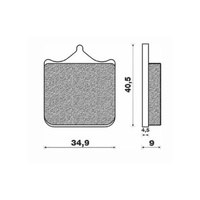 Newfren Front Brake Pad Touring Sintered