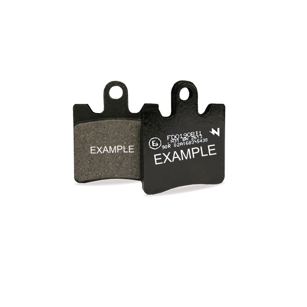 Rear Brake Pads ATV Sintered for Yamaha YXE700 Wolverine EPS 2017 to 2018