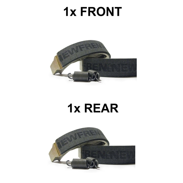 Newfren Standard Brake Shoe Full Set for SUZUKI DR-Z125 2003-2023