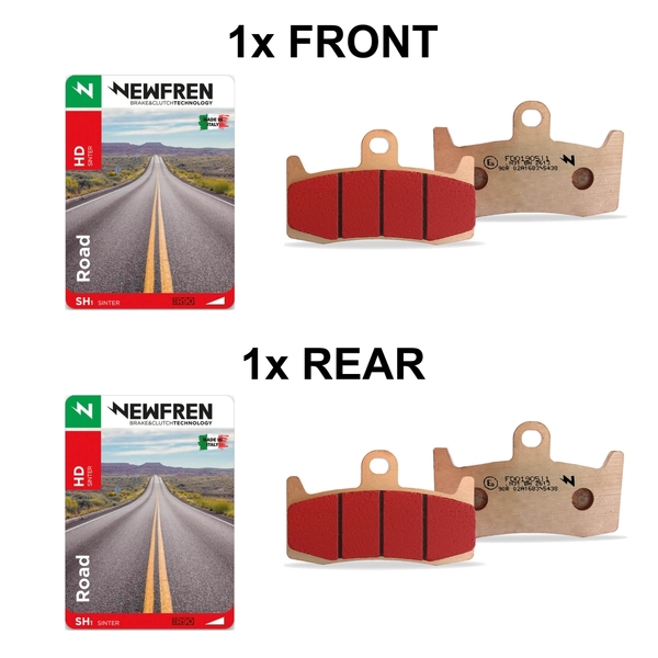 Newfren HD Sintered Brake Pad Set for HARLEY 1868 FXBRS BREAKOUT 114CI 2018-2023