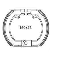 Front Brake Shoes for Piaggio/Vespa Vespa 150 Sprint 1965 to 1974