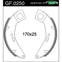 Front Brake Shoes for Piaggio/Vespa Corsa 200 1989 to 1997