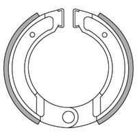 Front Brake Shoes for KTM 125 GS Enduro 1980 to 1982
