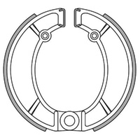 Rear Brake Shoes for Bultaco Frontera 250 MK10 1977 to 1978