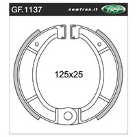 Front Brake Shoes for Bultaco Pursang 370 MK12 370 1978 to 1979