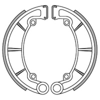 Rear Brake Shoes for Kawasaki KH250 1977 to 1979