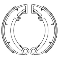 Rear Brake Shoes for MZ ETZ250 1982 to 1992