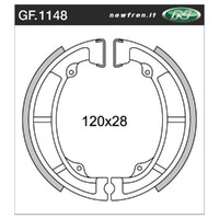Rear Brake Shoes for Kawasaki KLR600 1984 to 1986