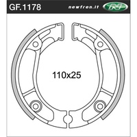 Newfren Front or Rear Brake Shoes for Honda XL185S 1979 1980 1981 1982 to 1998
