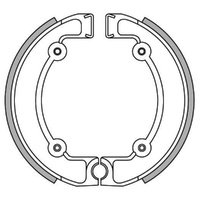 Rear Brake Pads for Ossa 125 Cross 1974 to 1976
