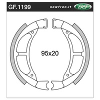 Newfren Front Brake Shoes Standard Line