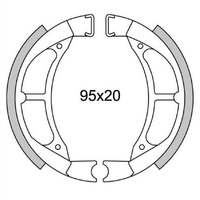 Newfren Front or Rear Brake Shoes for Yamaha YZ80 1977 to 1990