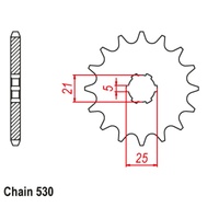 Standard Front Sprocket 15T