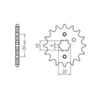 Standard Front Sprocket 15T