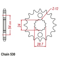 Optional Front Sprocket 18T for Kawasaki ZX-14R NINJA 2012-2019