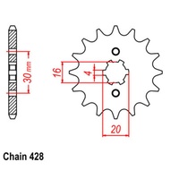 Standard Front Sprocket 13T