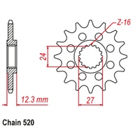 16T Supersprox Front Spkt 520p (1444)*