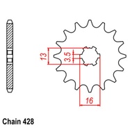 Standard Front Sprocket 12T