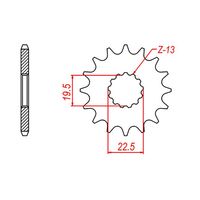 Front Sprocket - Standard Gearing 14 Tooth