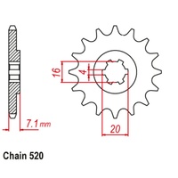 Standard Front Sprocket 10T