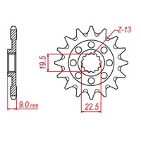 Standard Front Sprocket 13T